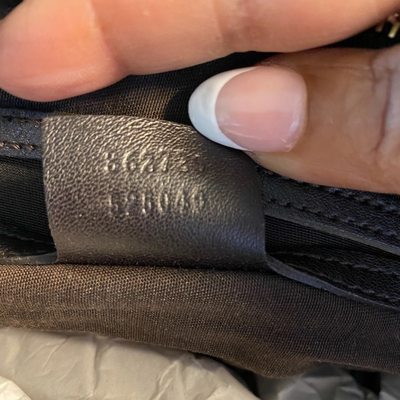 Authentic Gucci Chocolate Leather GG Boston Bag 265697 Guccissima - Picture 7 of 13